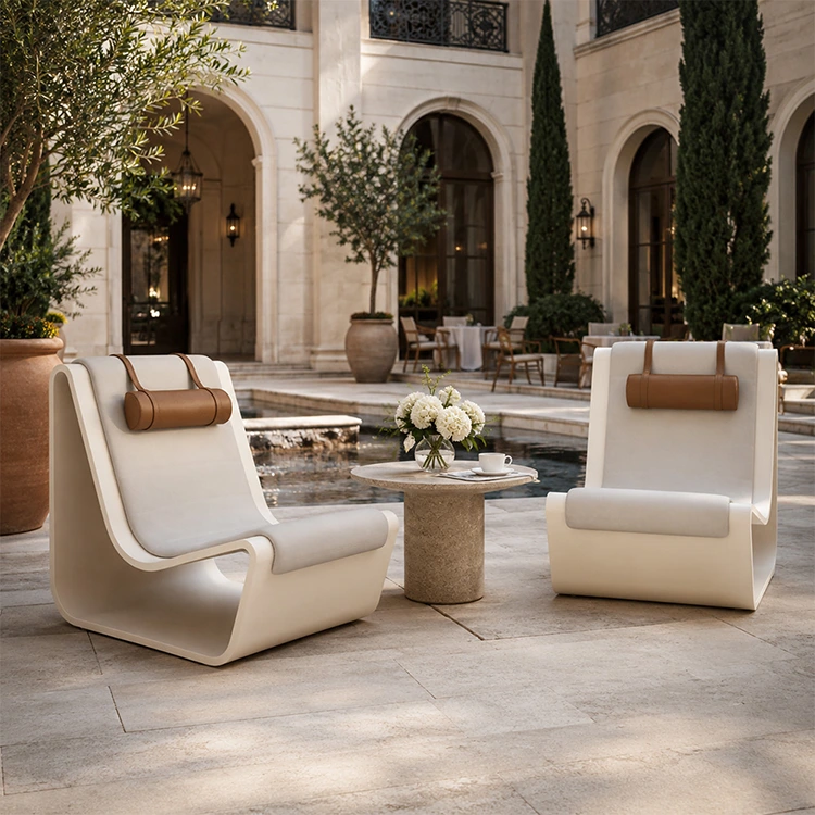 Curve FRP Outdoor-Loungesessel