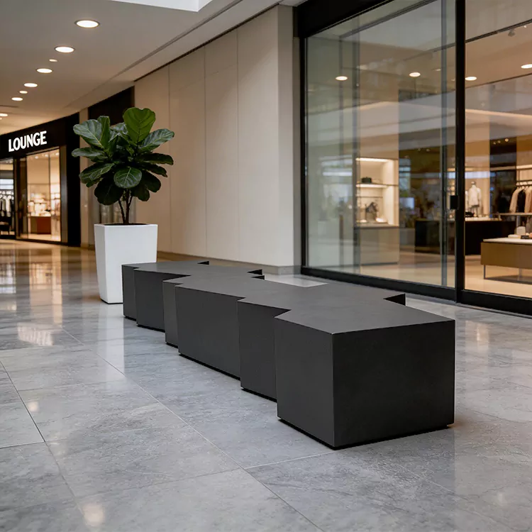 All Weather FRP Bench Indoor Outdoor Commercial Seating